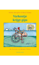 Varkentje krijgt gips